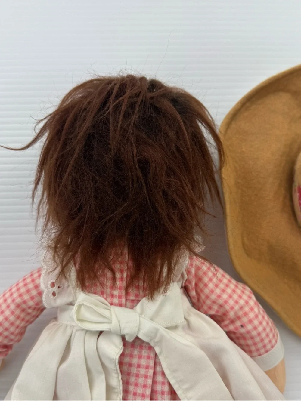 Vintage Prairie Rag Doll Cottagecore Farmhouse Decor Homemade Folk Art